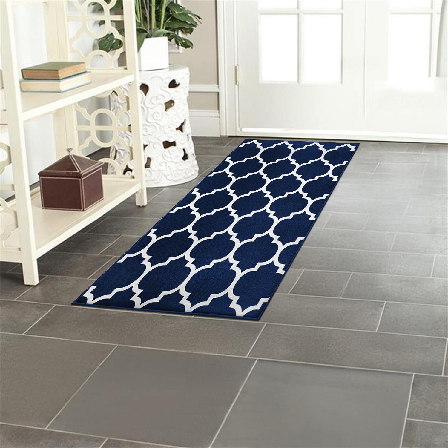 Navy Large Rugs For Dining Room Table