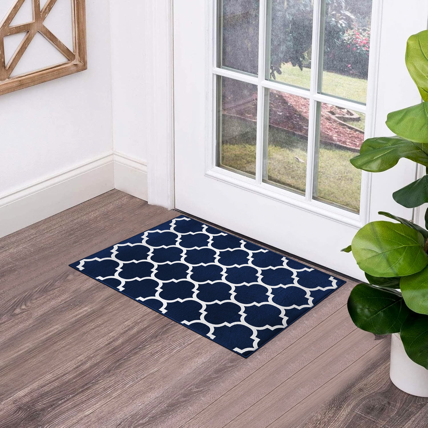 Navy Large Rugs For Dining Room Table