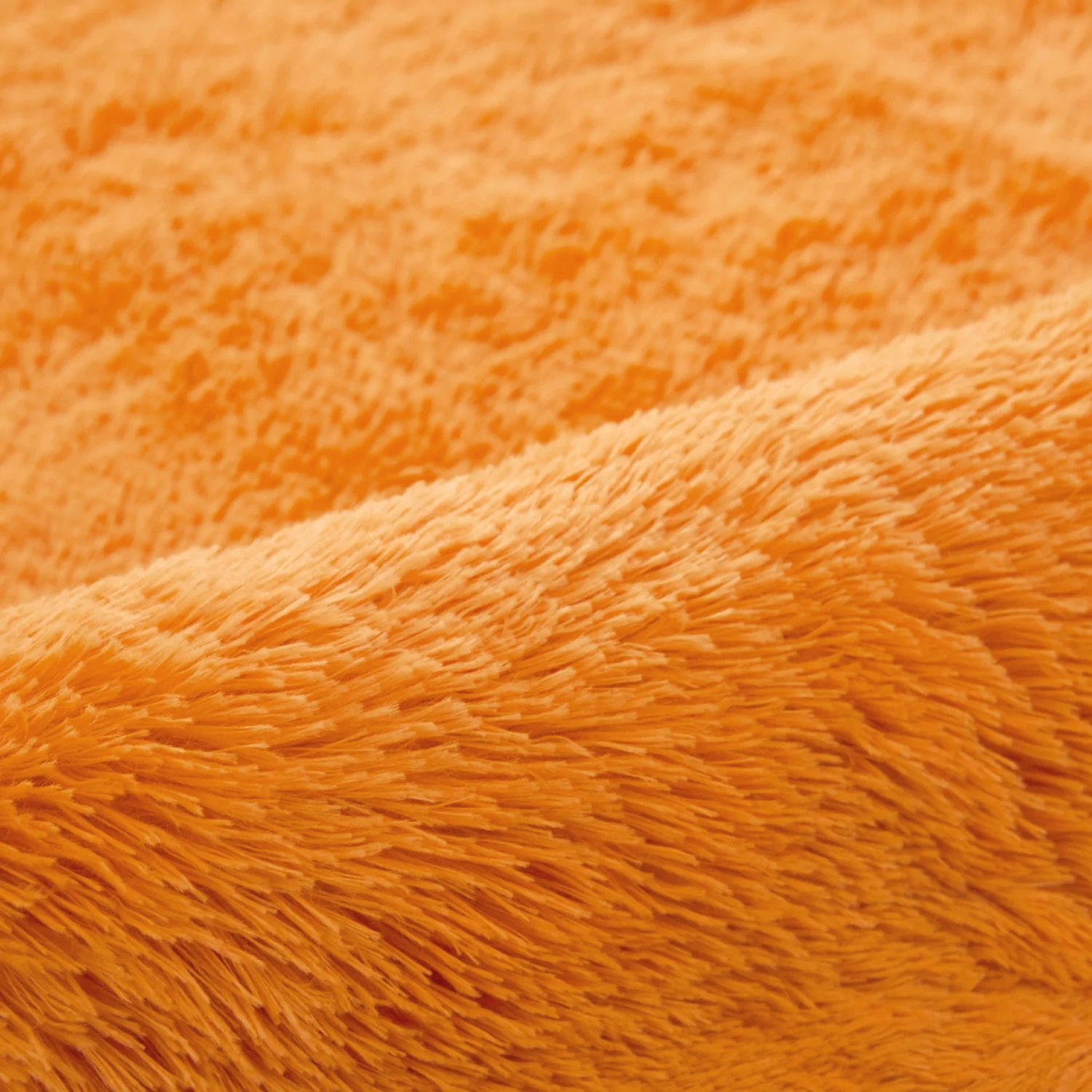 Thick Shaggy Rug For Hallway Area Ochre
