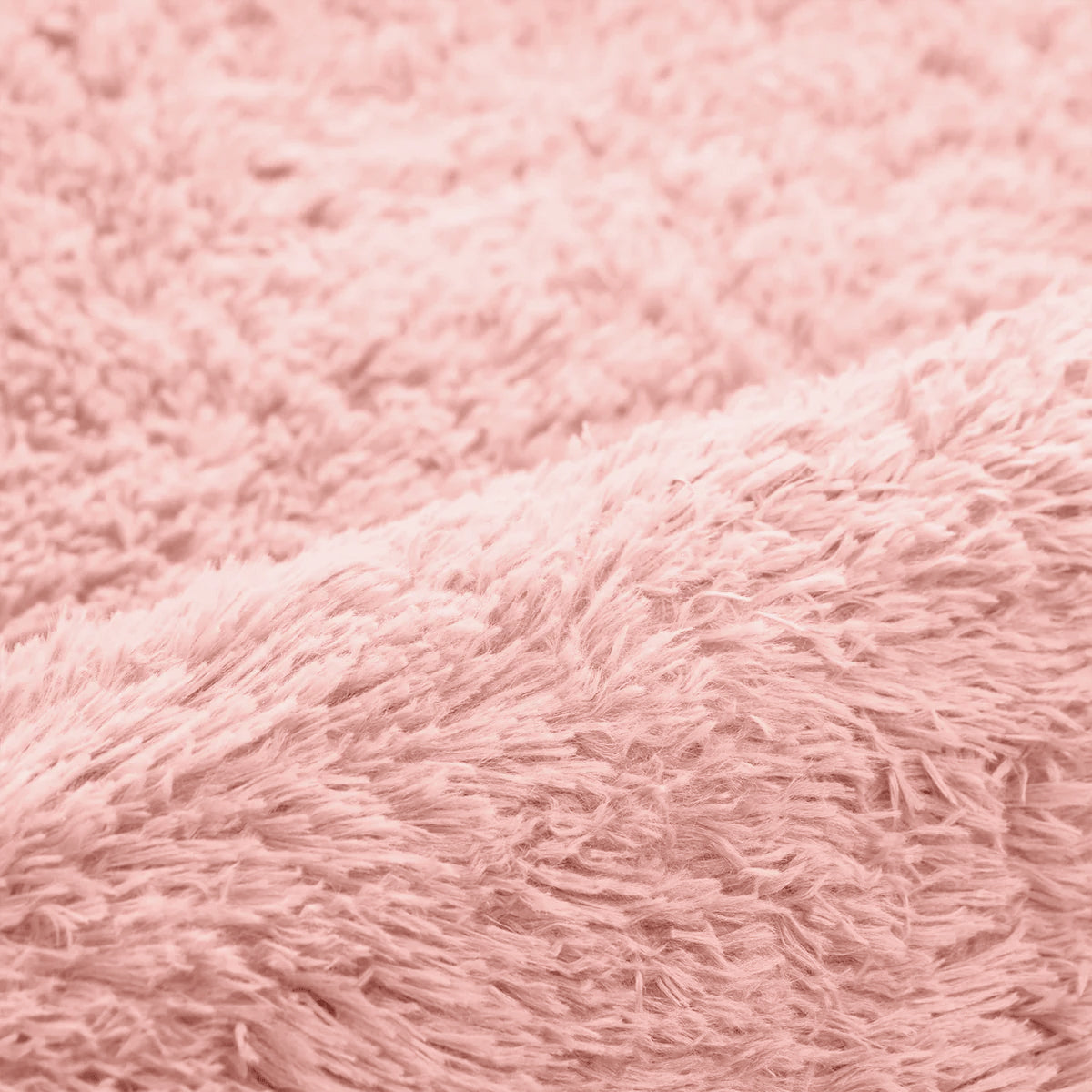 Shaggy Rug For Bedroom Pink