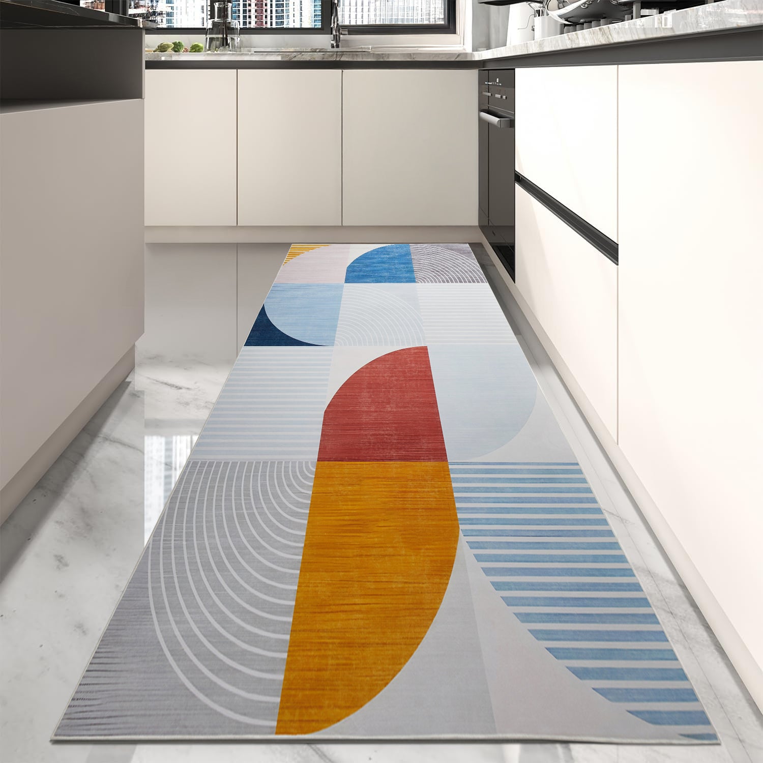 Contemporary Abstract Living Room Rugs Kira