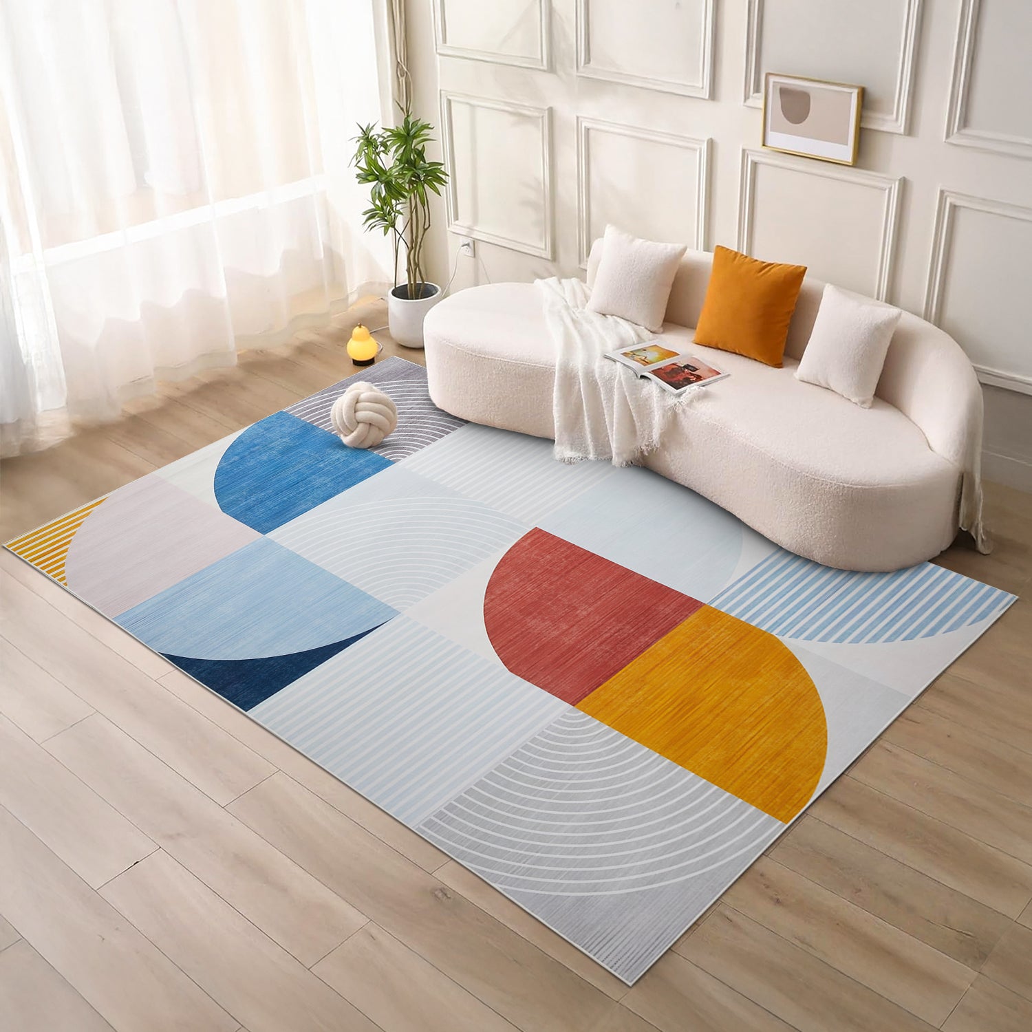 Contemporary Abstract Living Room Rugs Kira