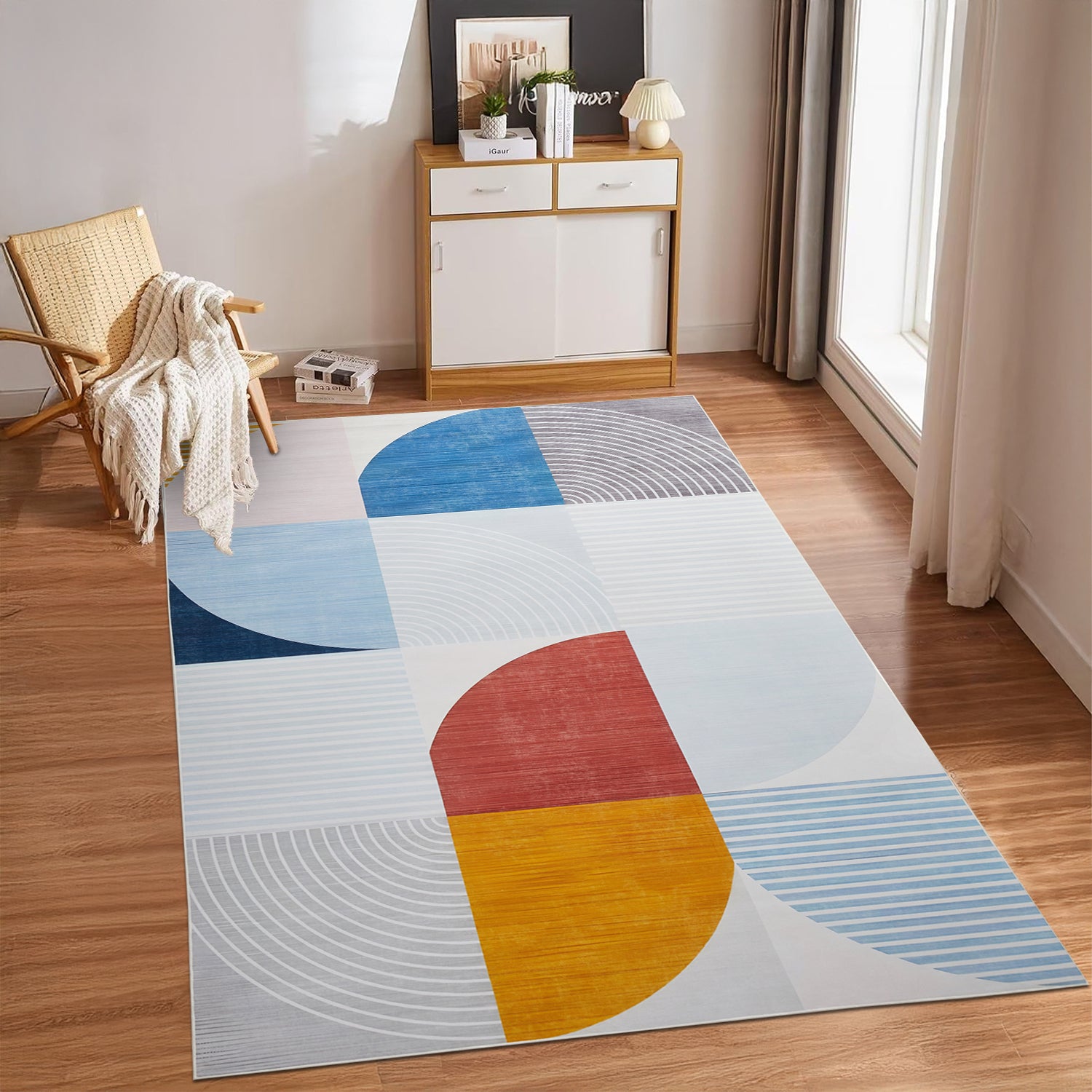 Contemporary Abstract Living Room Rugs Kira