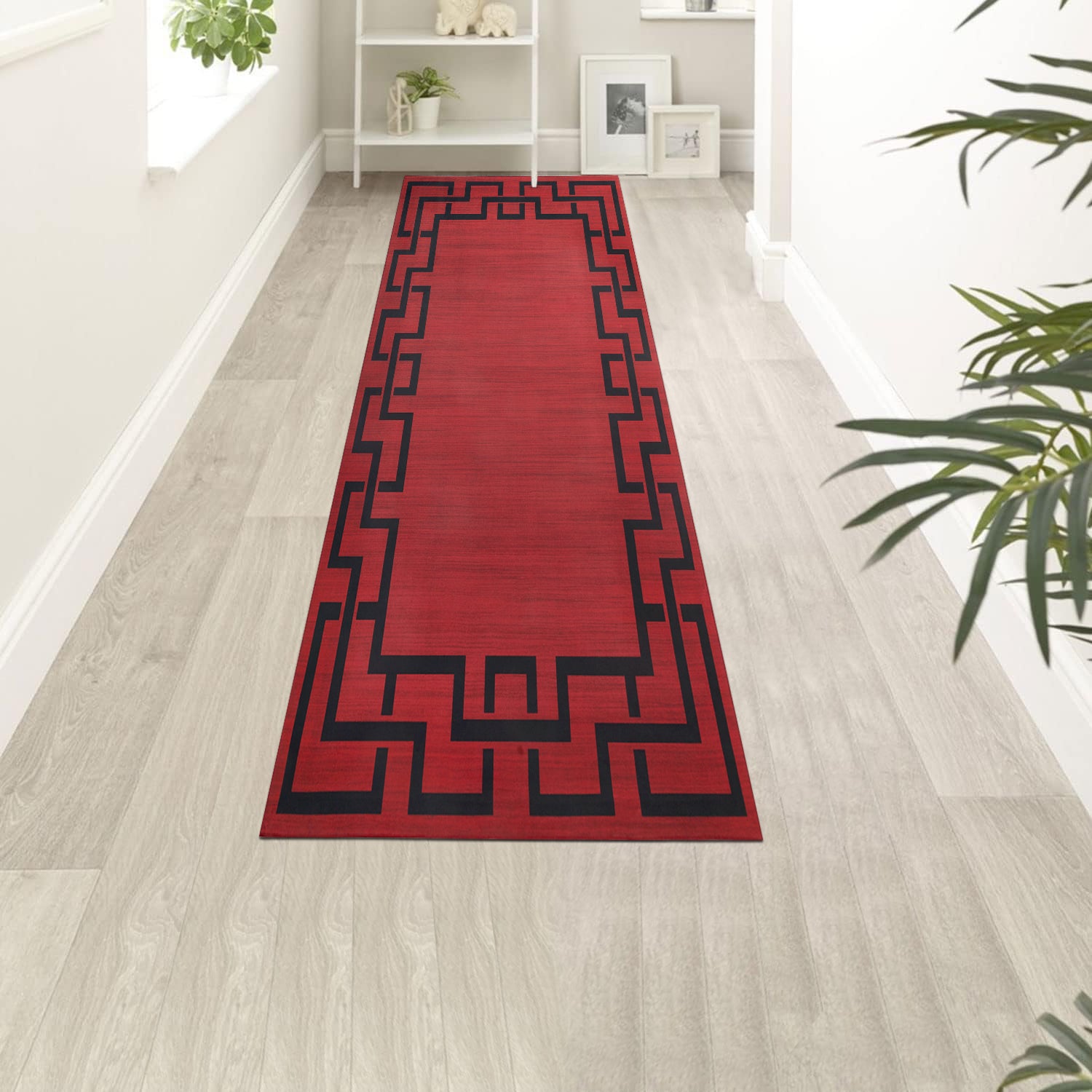 Large Area Runner Rug Greek Key Lexi