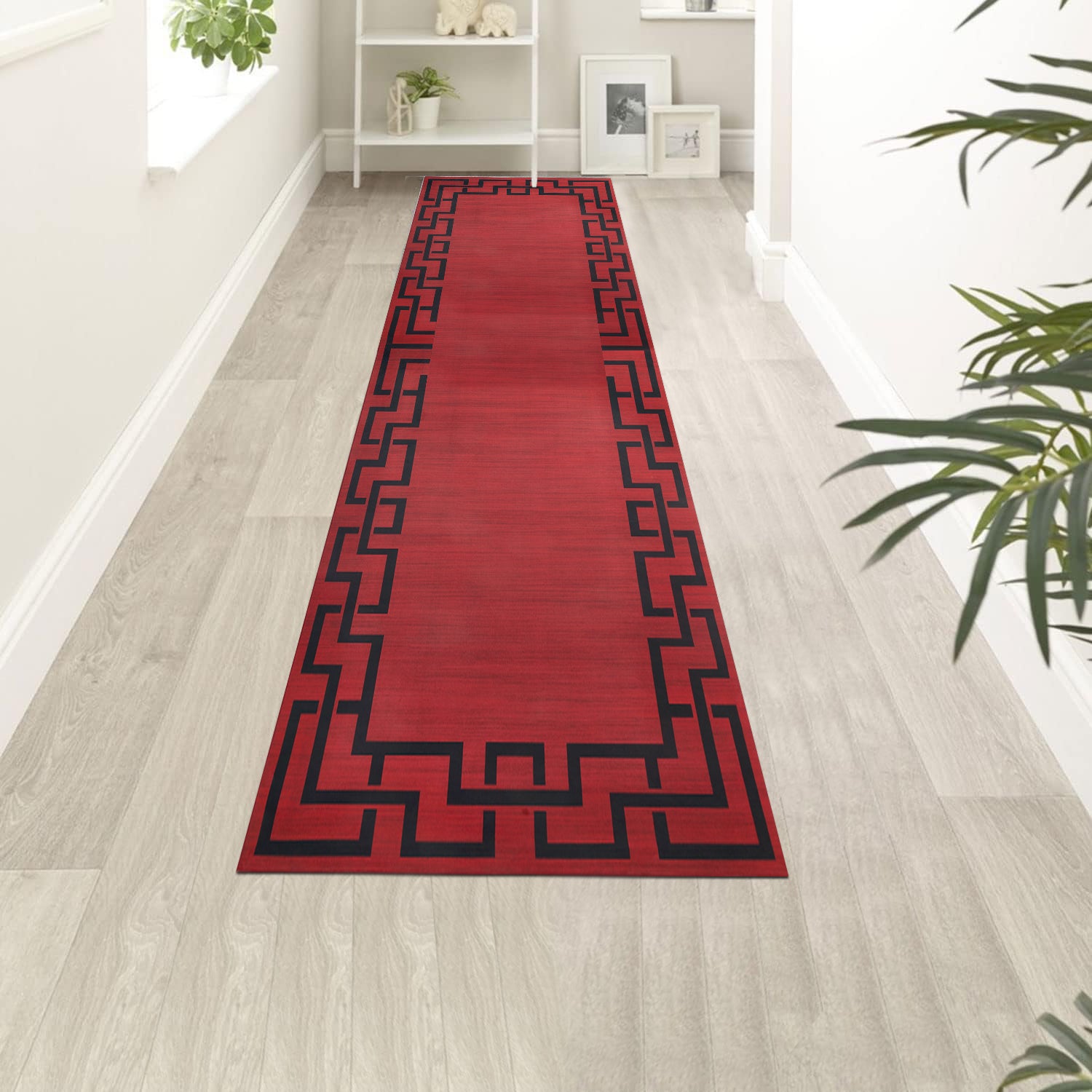 Large Area Runner Rug Greek Key Lexi