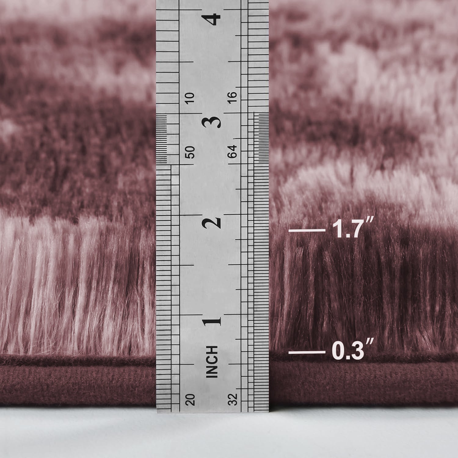 Large Living Room Shaggy Rug Lilac Tie Dye