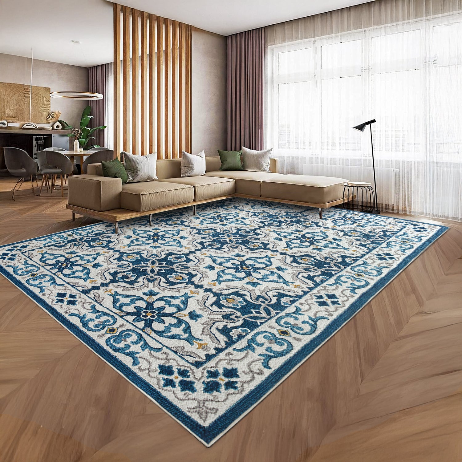 Traditional Patterned Area Rug Luna