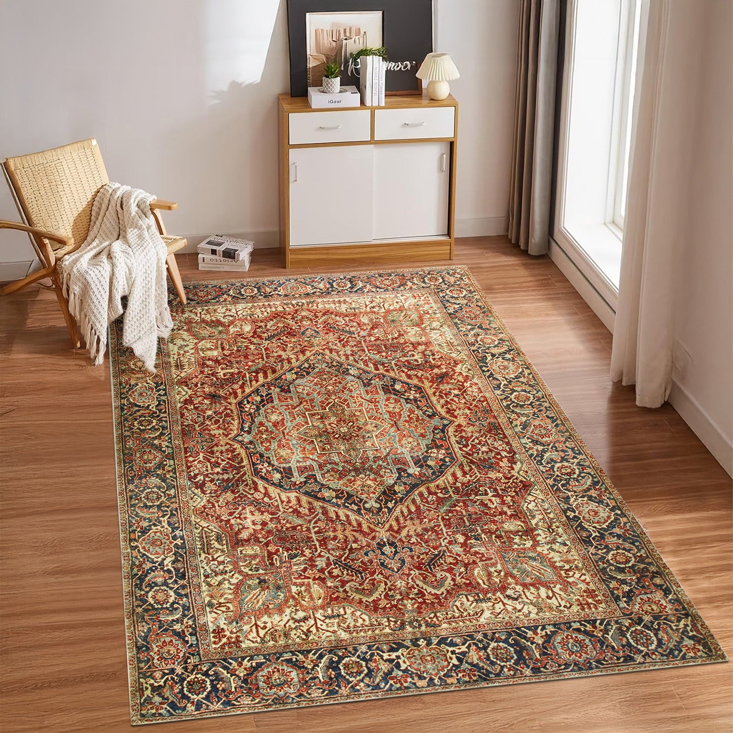 Traditional vintage Style Rugs Long Runner