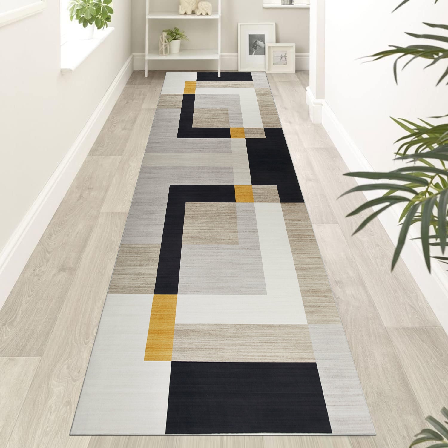 Neutral Long Runner Rug Milo