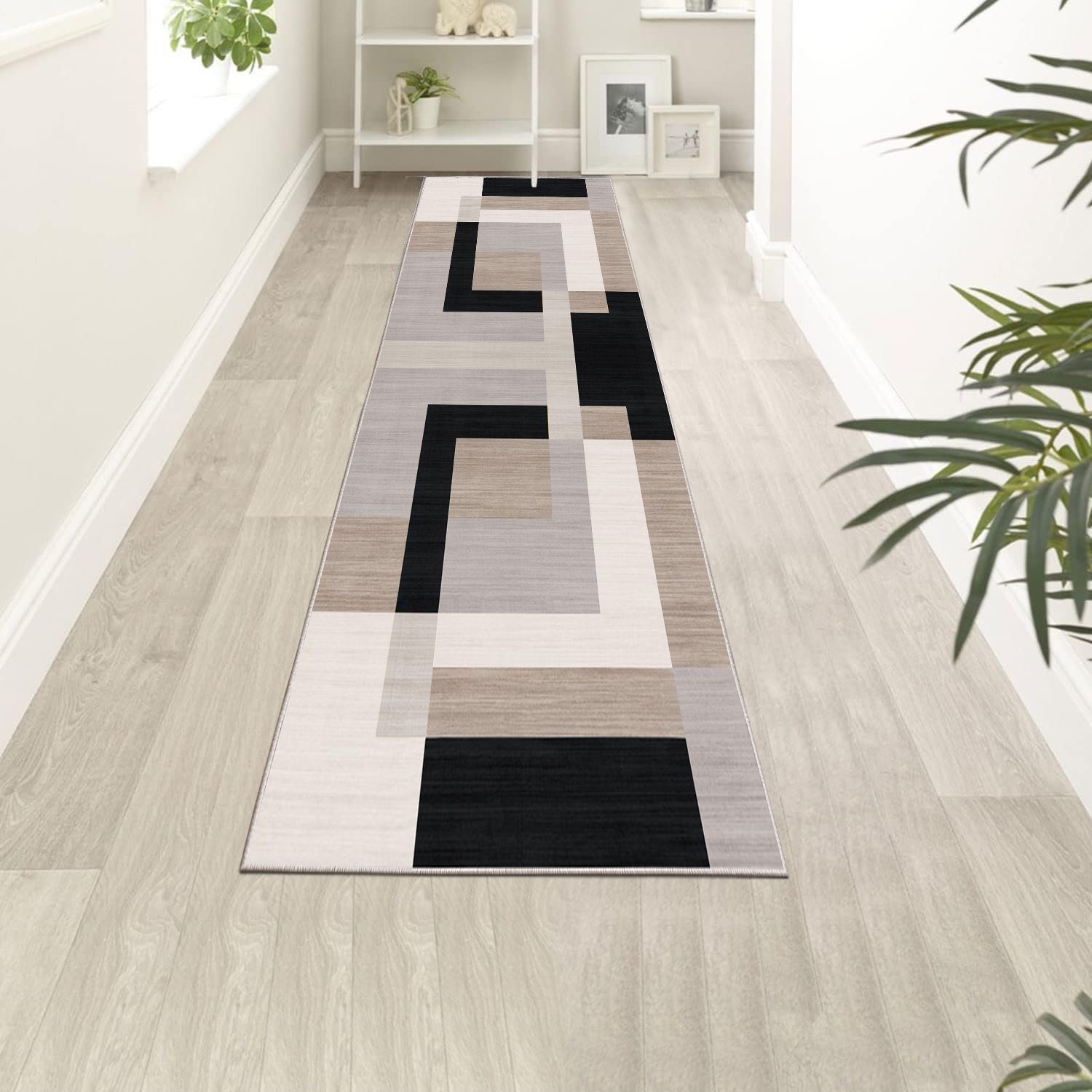 Neutral Long Runner Rug Milo