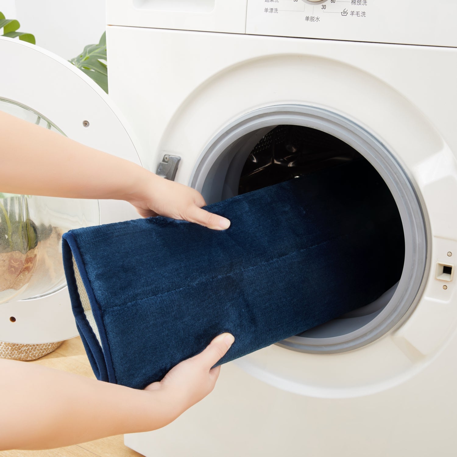 Memory Foam Bath Mat Ultra Absorbent Non-Slip Navy