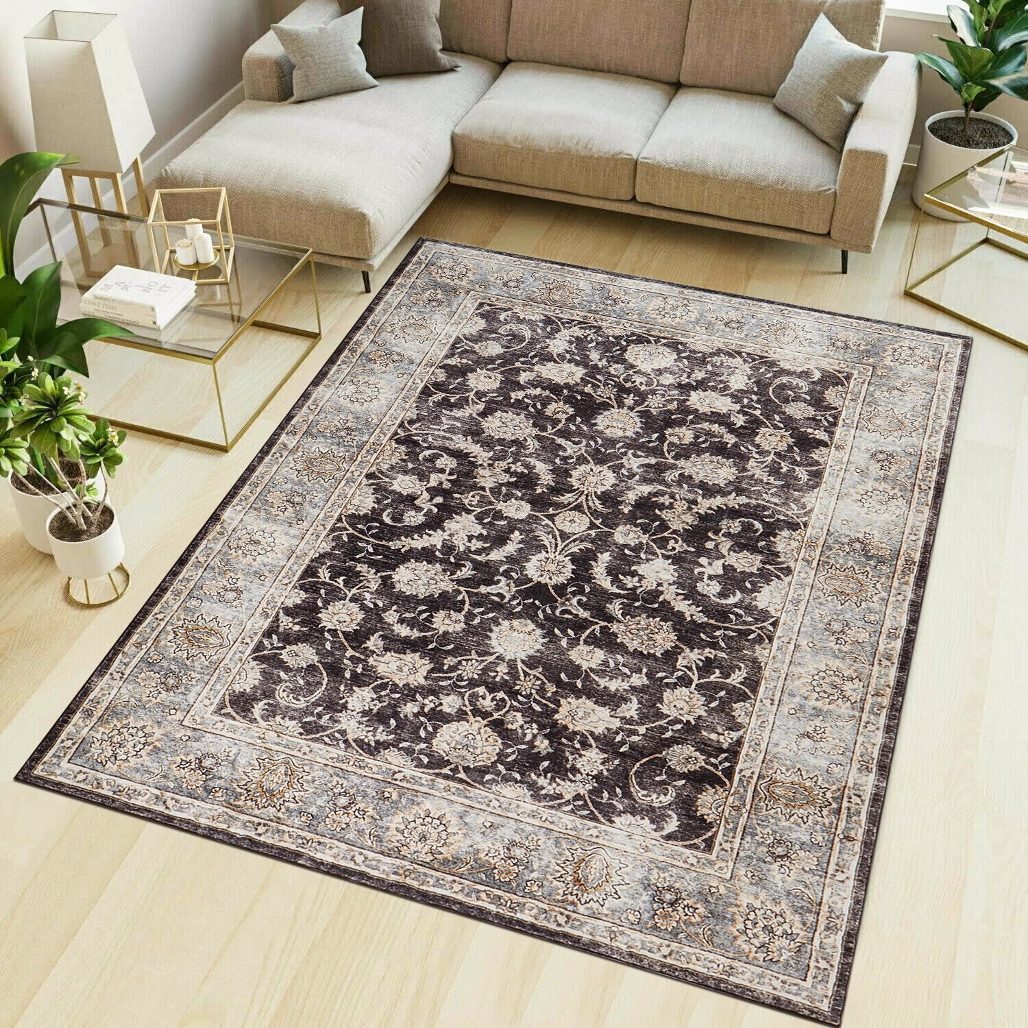 Traditional Rugs For Living room Opulent Cashmere