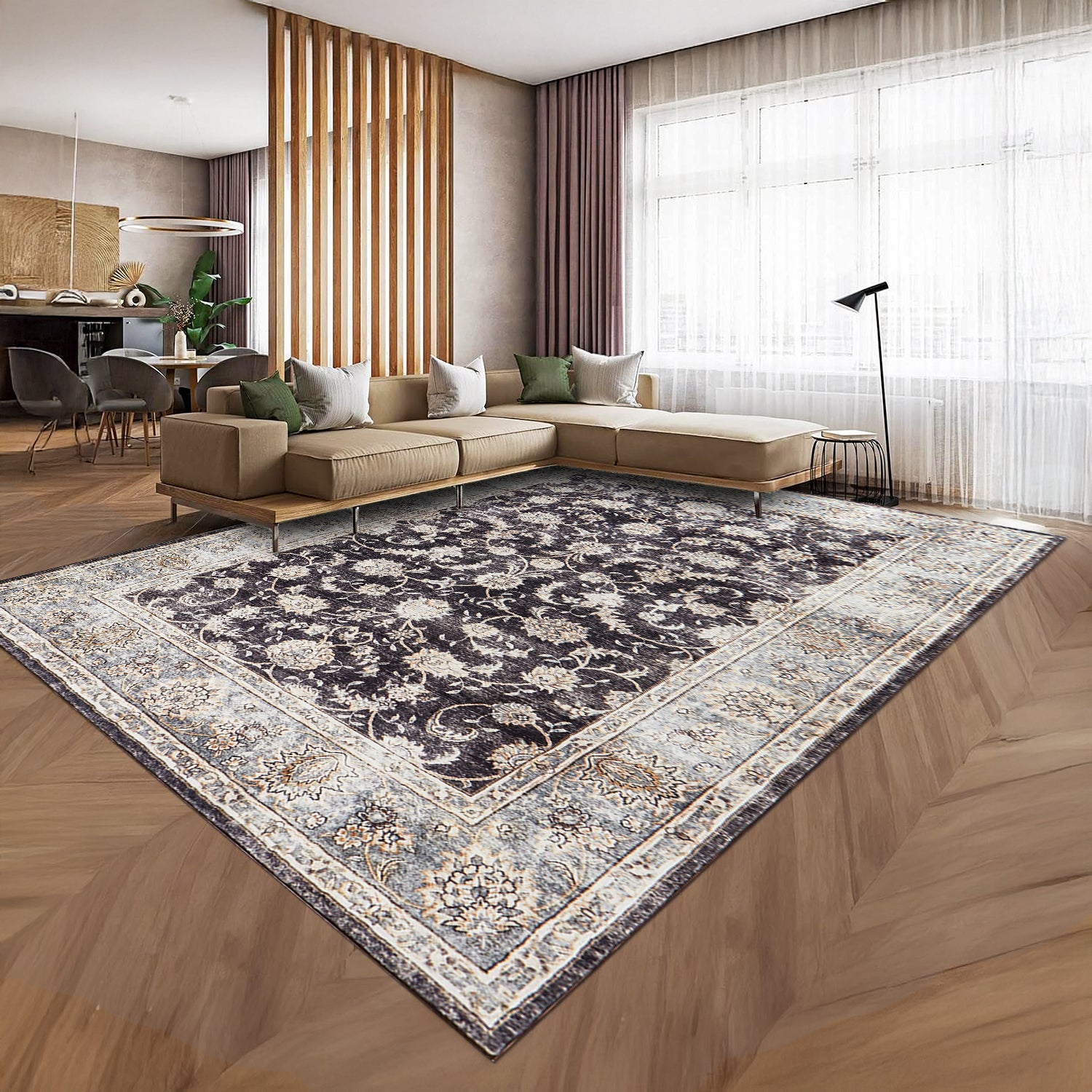 Traditional Rugs For Living room Opulent Cashmere