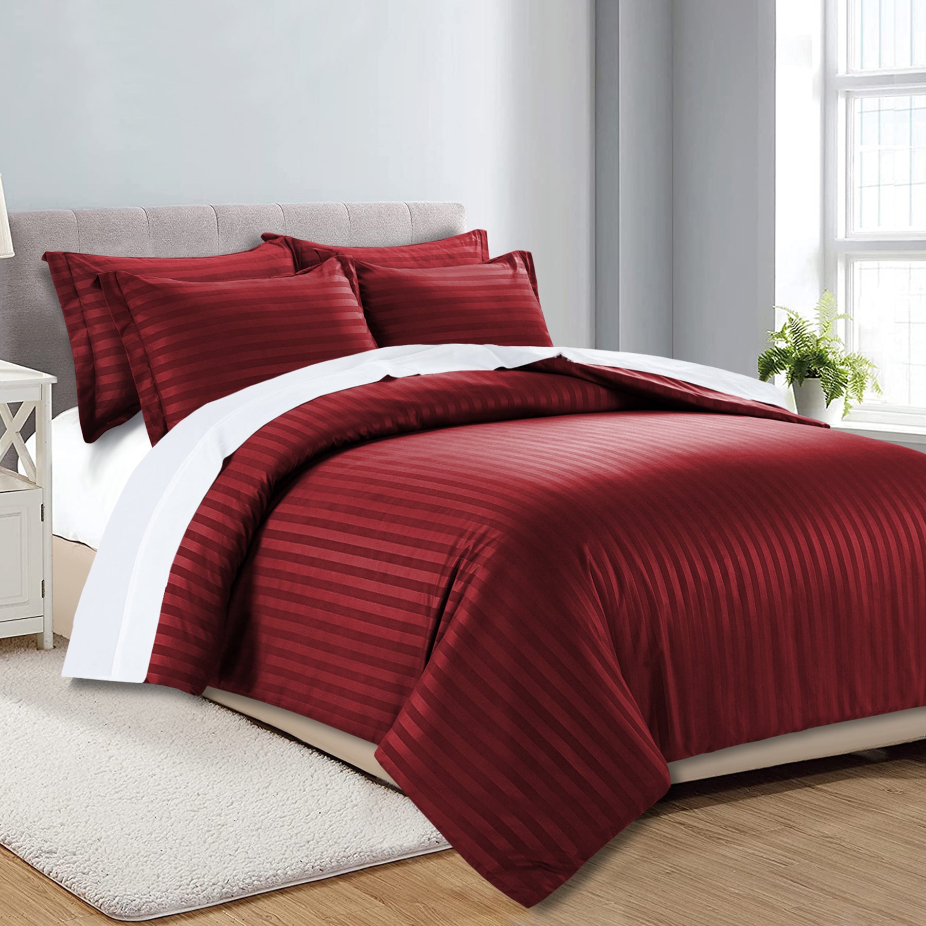 Burgundy on sale duvet cover