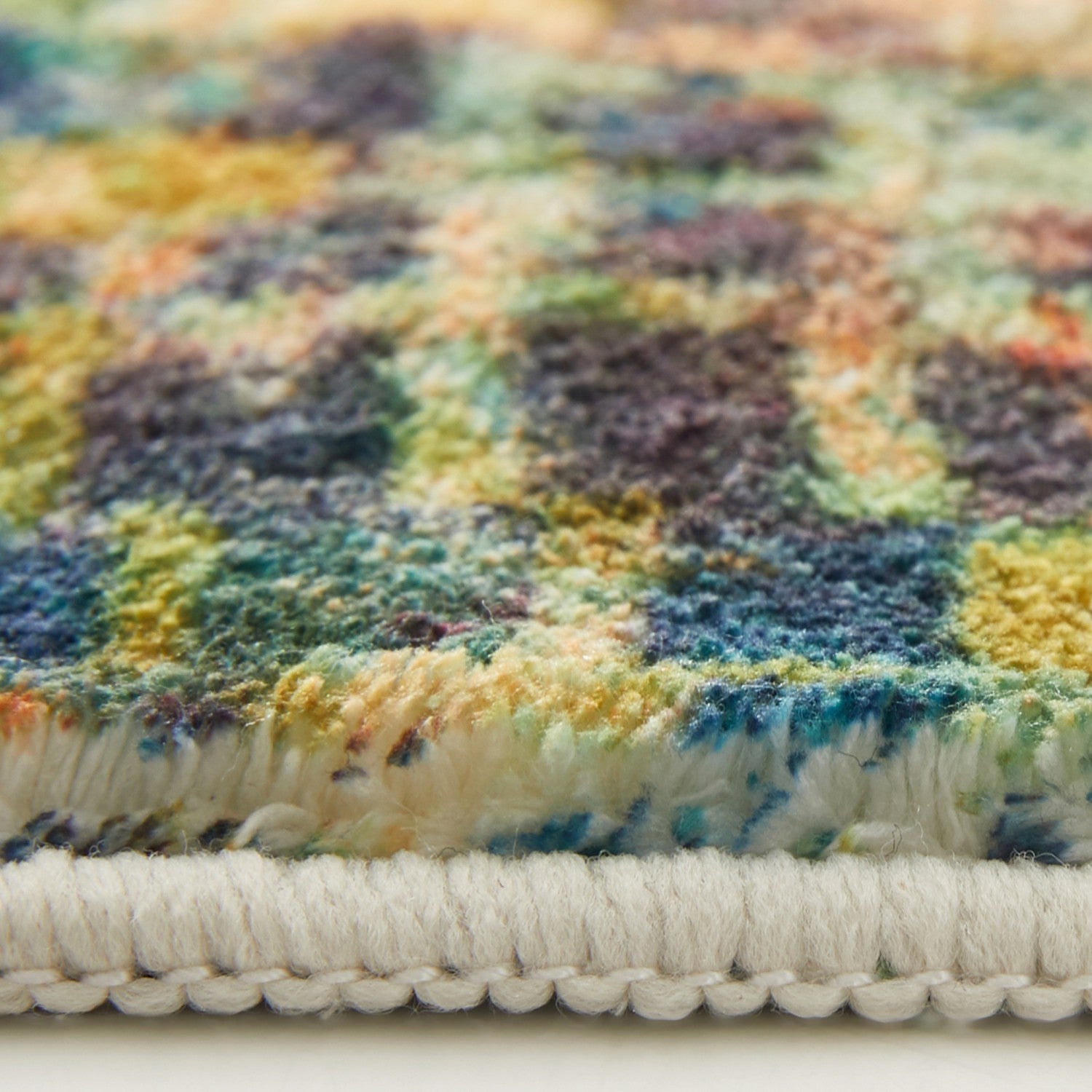 Large Dining Room Area Rug Vibrant Cashmere