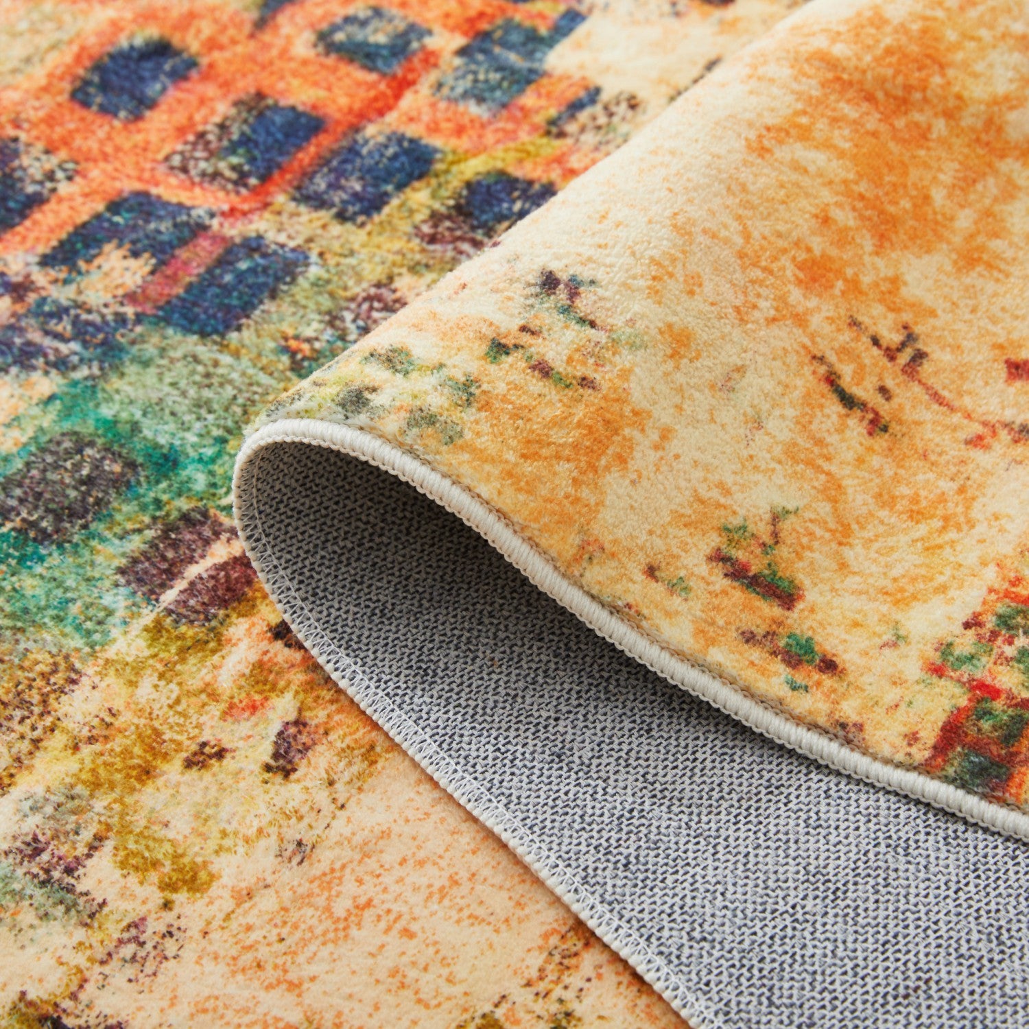 Large Dining Room Area Rug Vibrant Cashmere