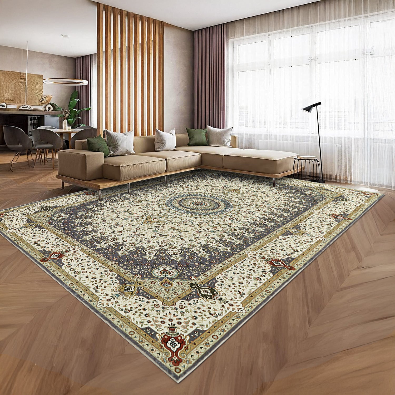Boho Outdoor Rug Grey