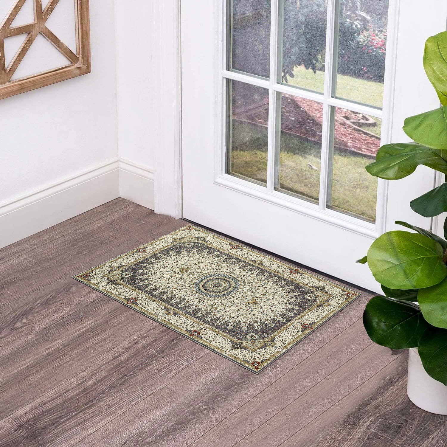 Boho Outdoor Rug Grey