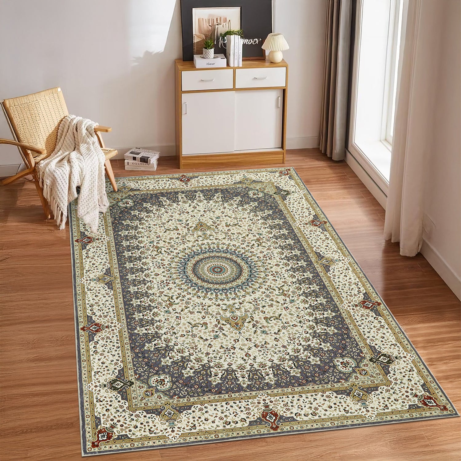 Boho Outdoor Rug Grey