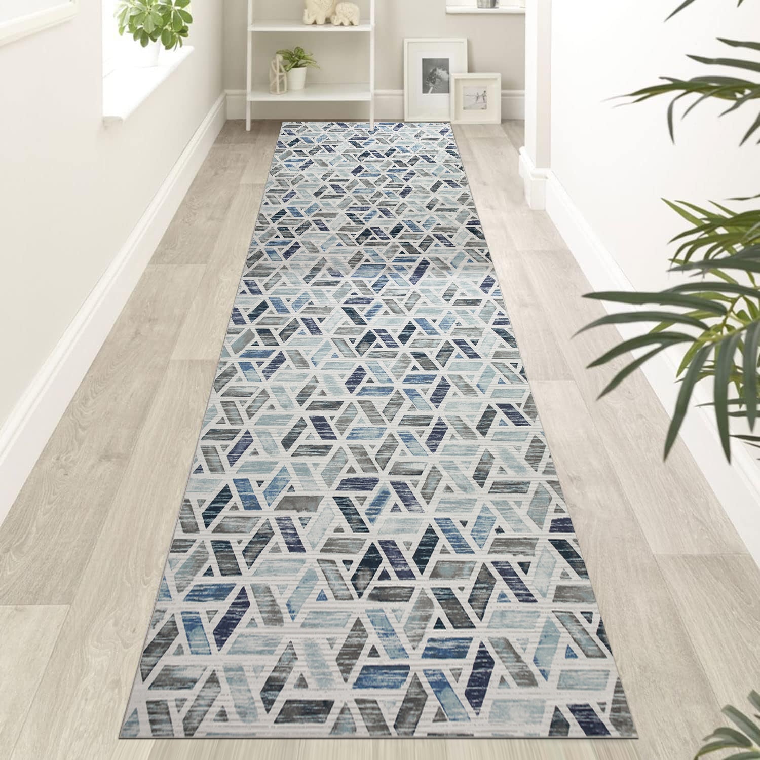 Abstract Design Printed Area Rug For Modern Floor Zara
