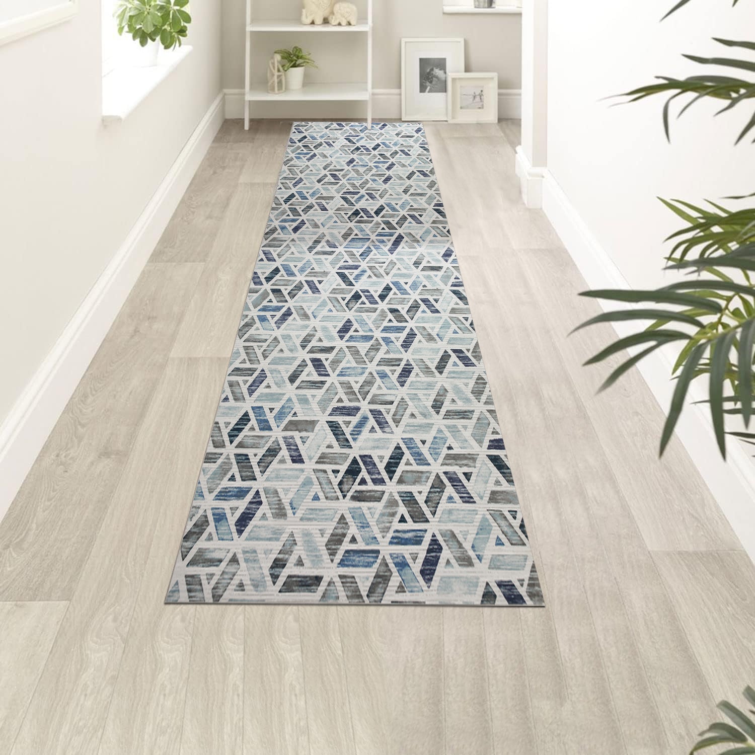 Abstract Design Printed Area Rug For Modern Floor Zara
