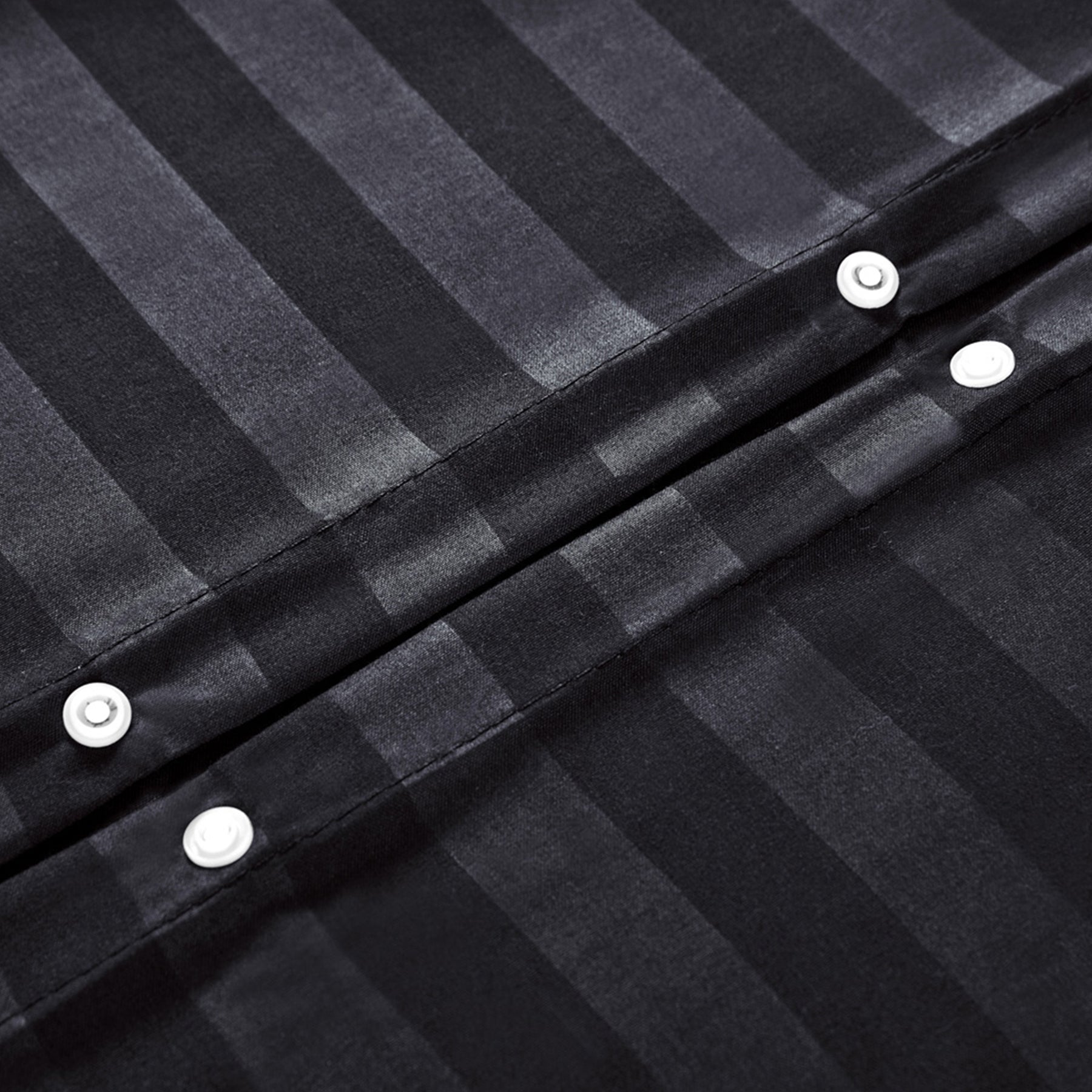 Stripe Duvet Cover Black