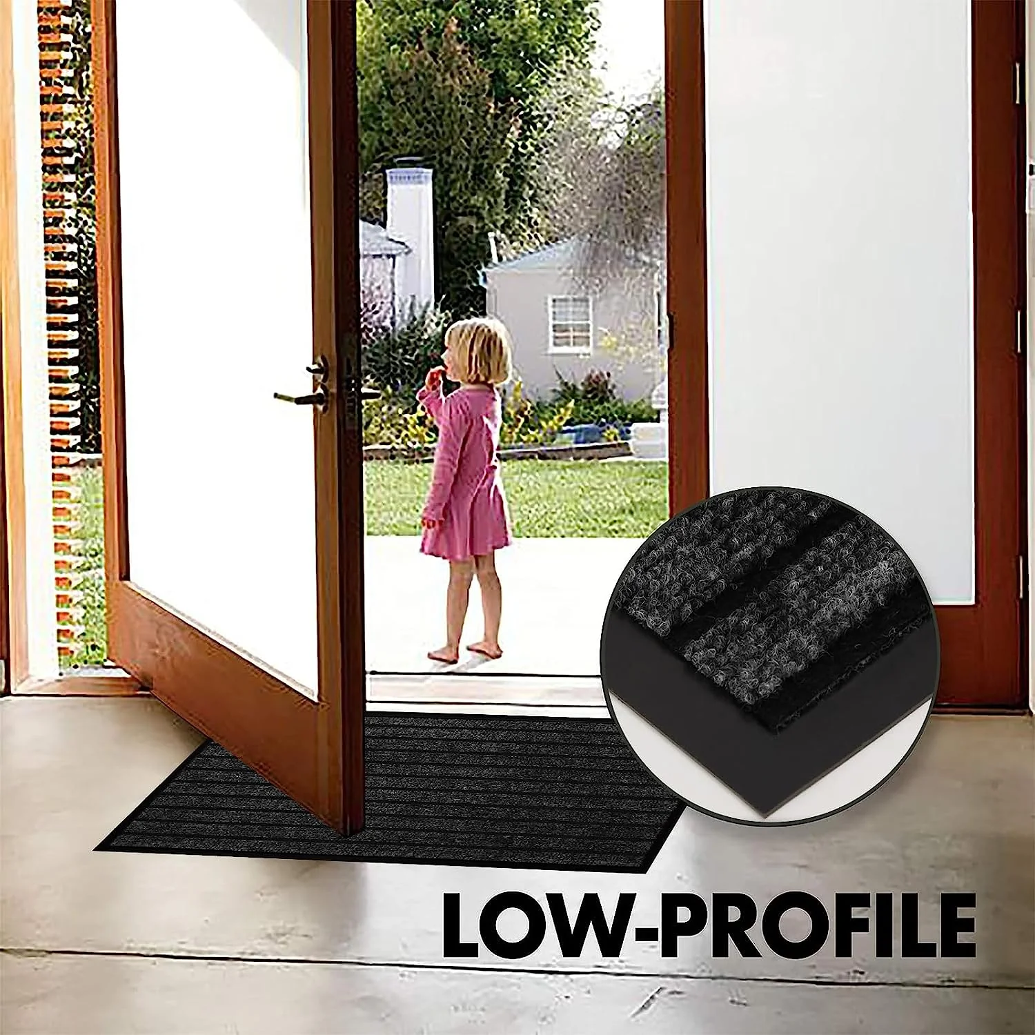 Outdoor Door Mats Black