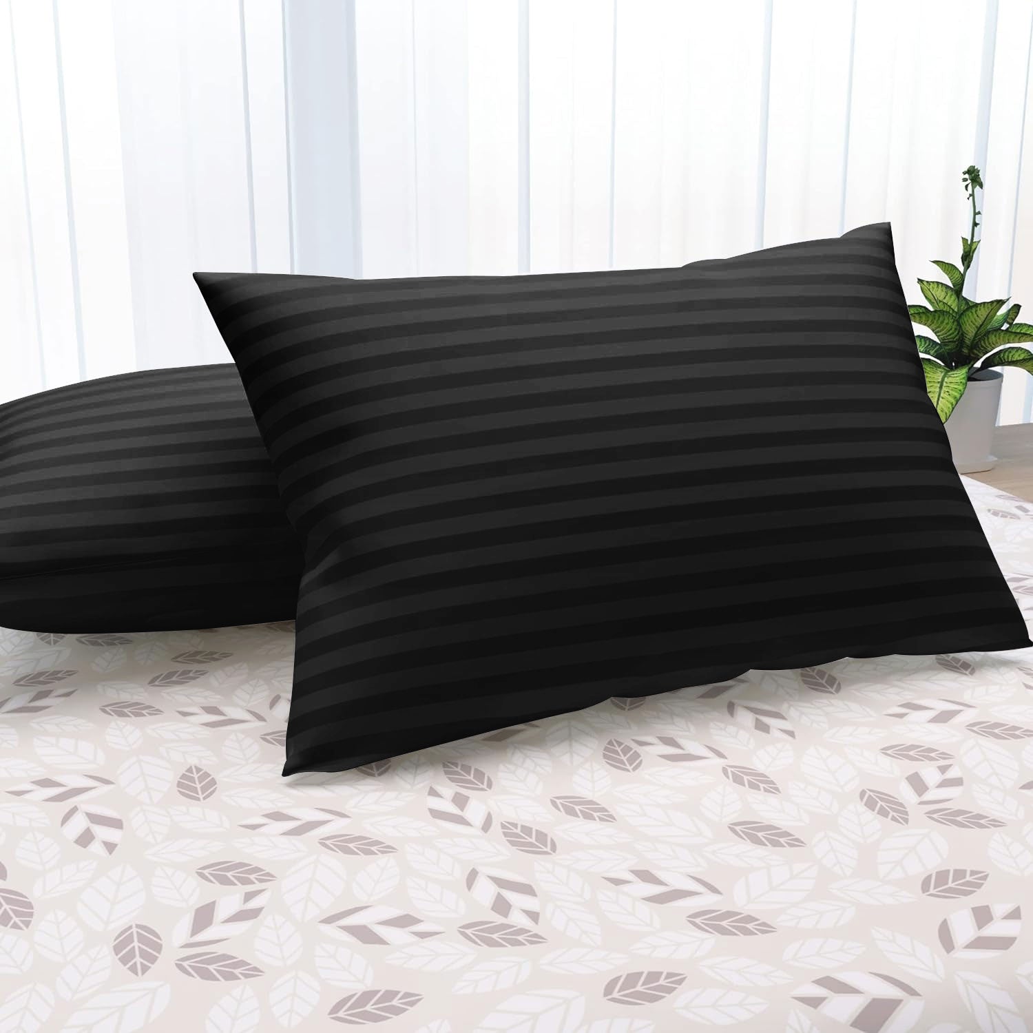 Satin Stripe Pillowcase Pair