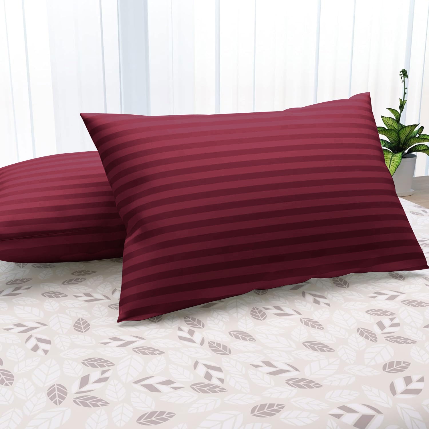 Satin Stripe Pillowcase Pair