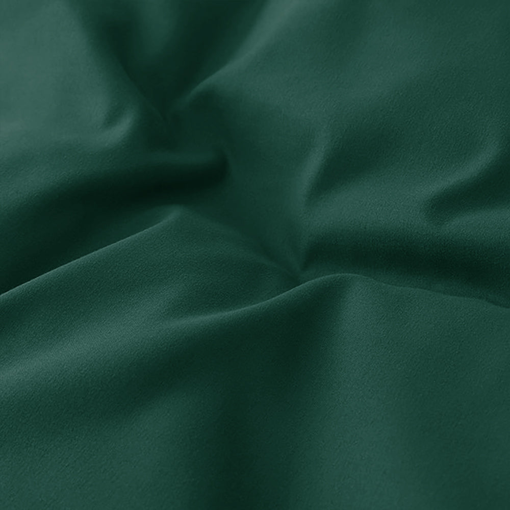 Emerald Green Duvet Cover Plain Bedding Set