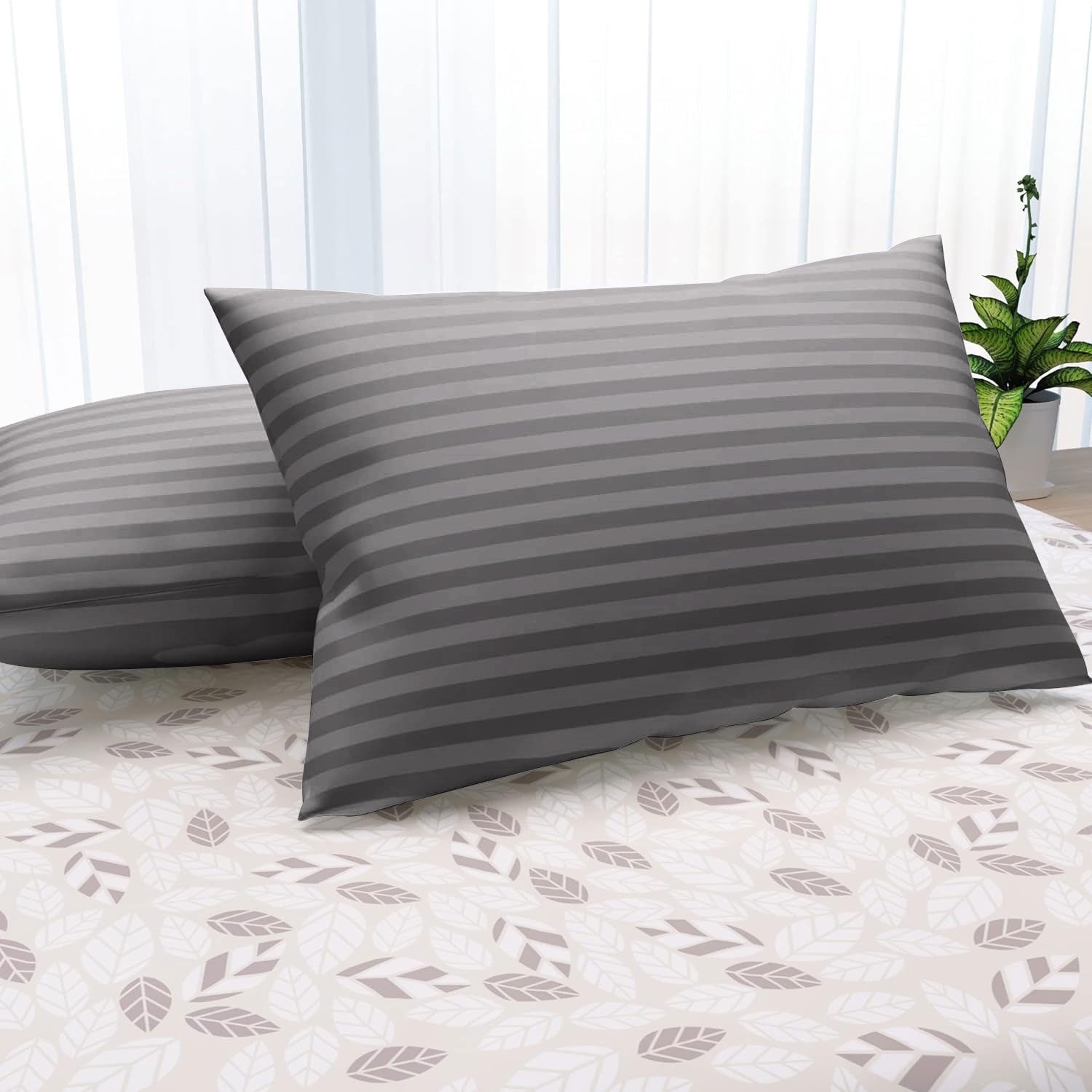 Satin Stripe Pillowcase Pair