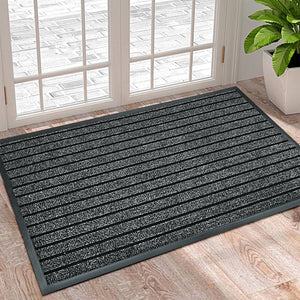 Front Outdoor Rubber Mats Grey