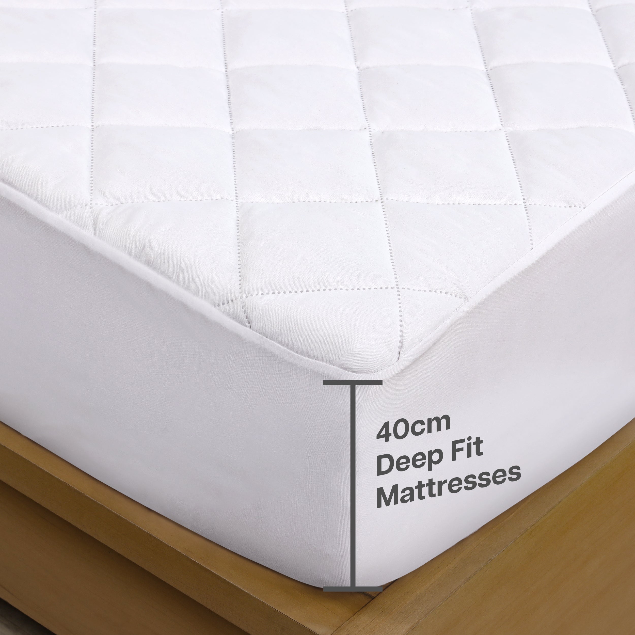 Waterproof Mattress Protector Cover Single Double King & Super King