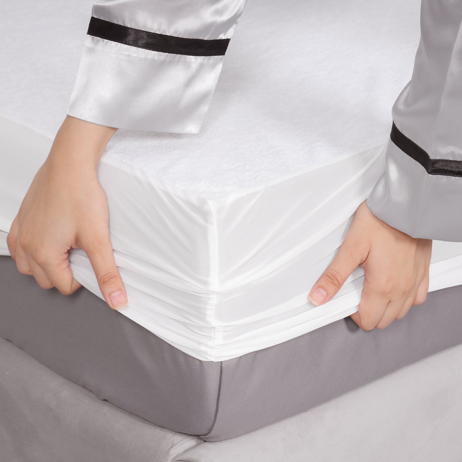 Terry Towelling Waterproof Mattress Protector Cover