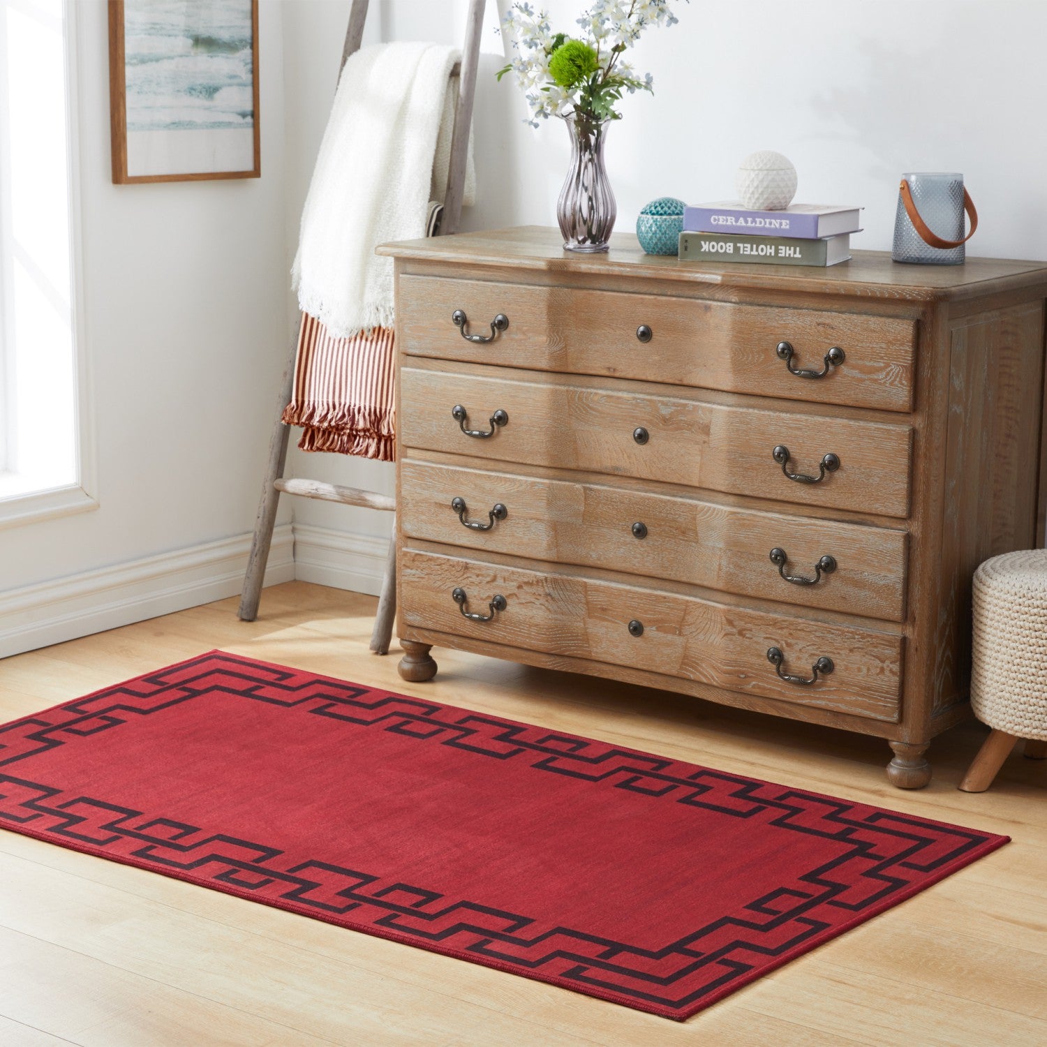 Large Area Living Room Printed Rug Lexi