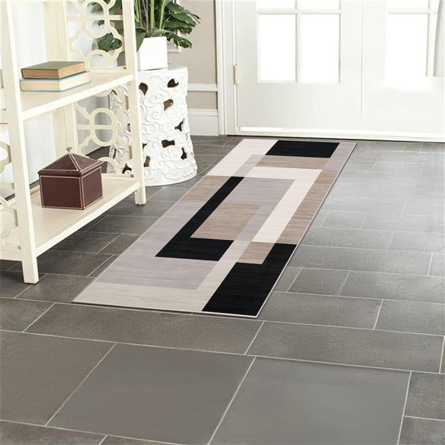 Neutral Long Runner Rug Milo