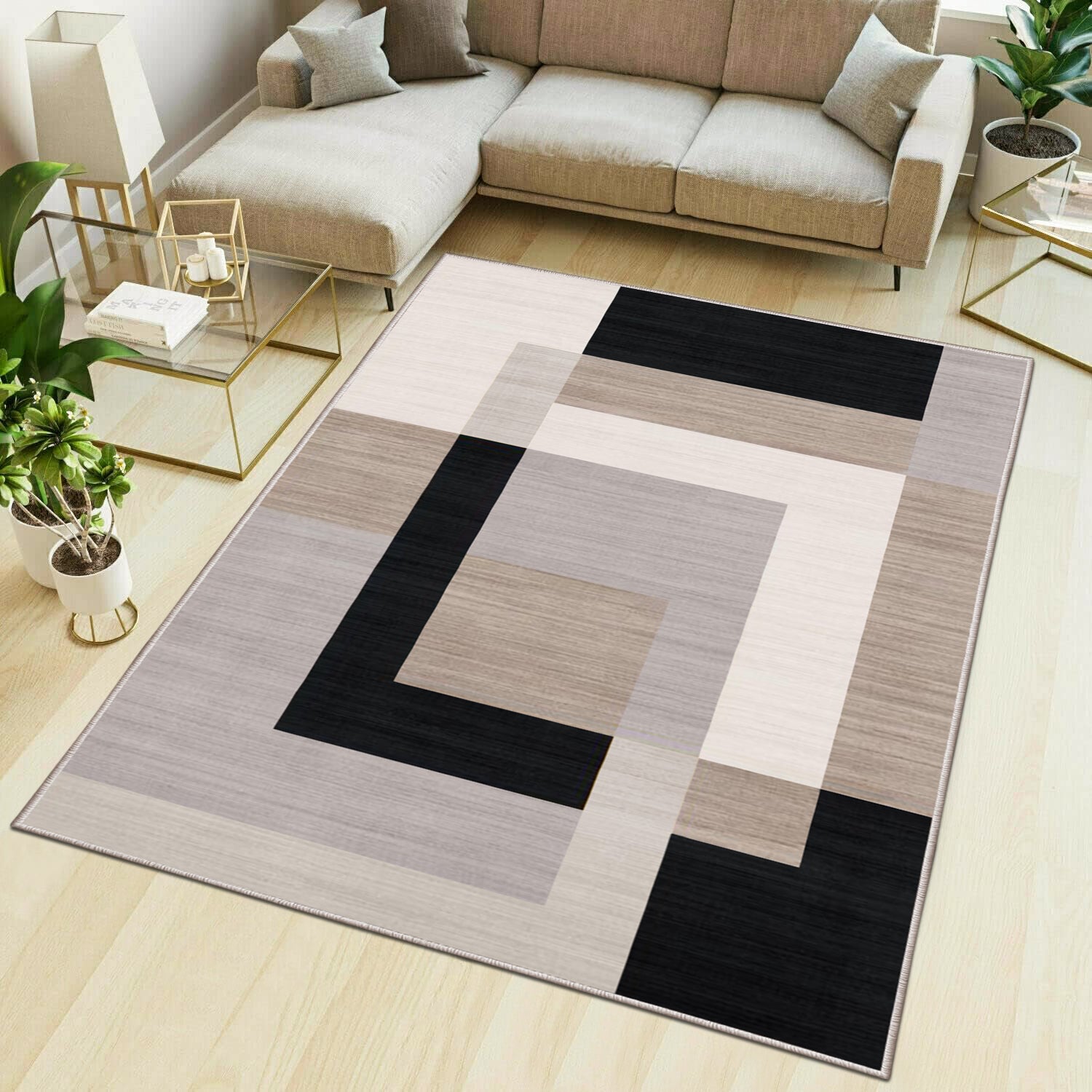 Neutral Long Runner Rug Milo