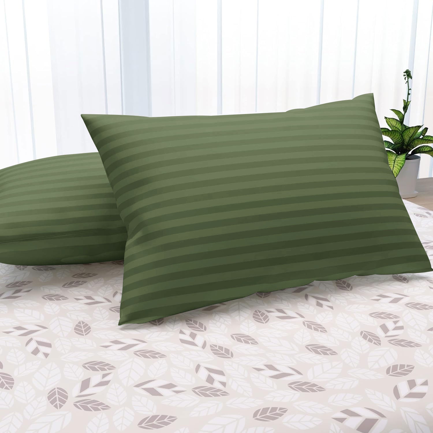 Satin Stripe Pillowcase Pair