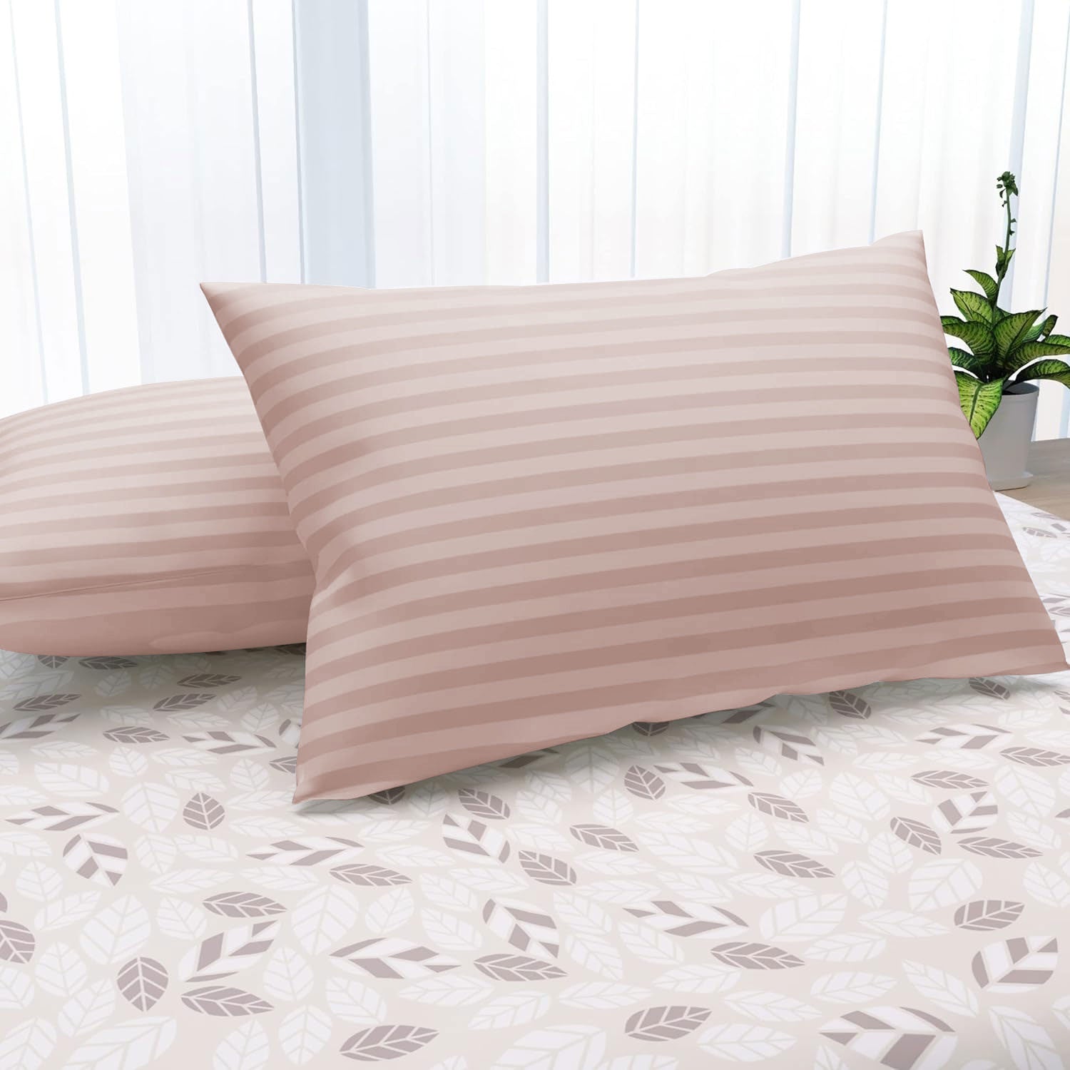 Satin Stripe Pillowcase Pair