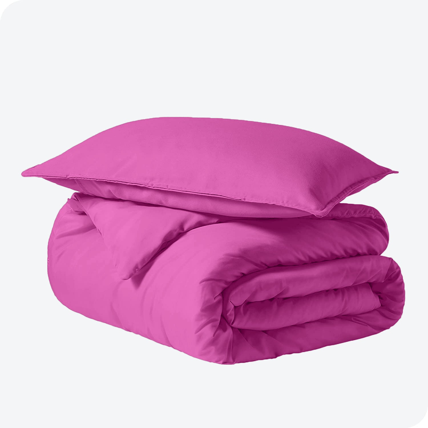 Purple Duvet Cover Plain Bedding Set