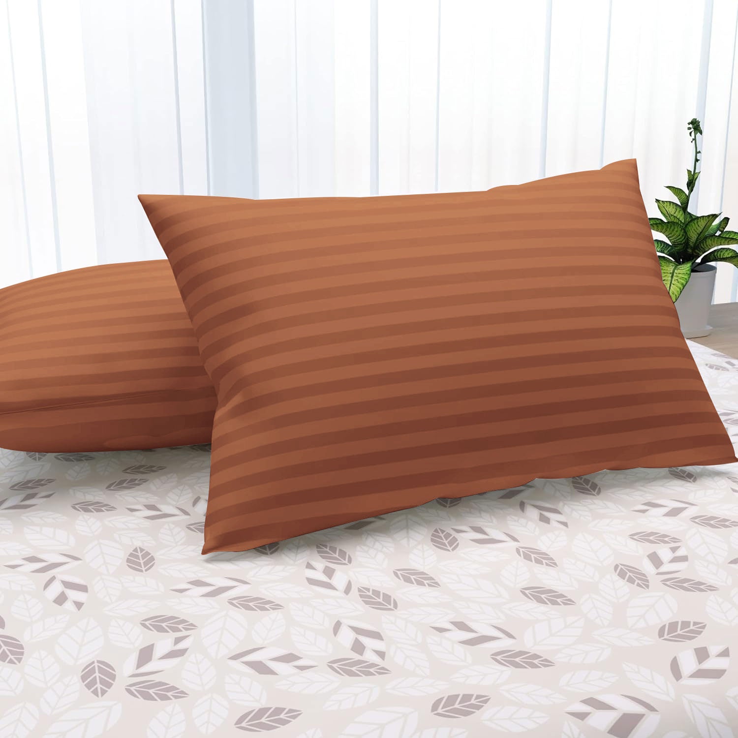 Satin Stripe Pillowcase Pair