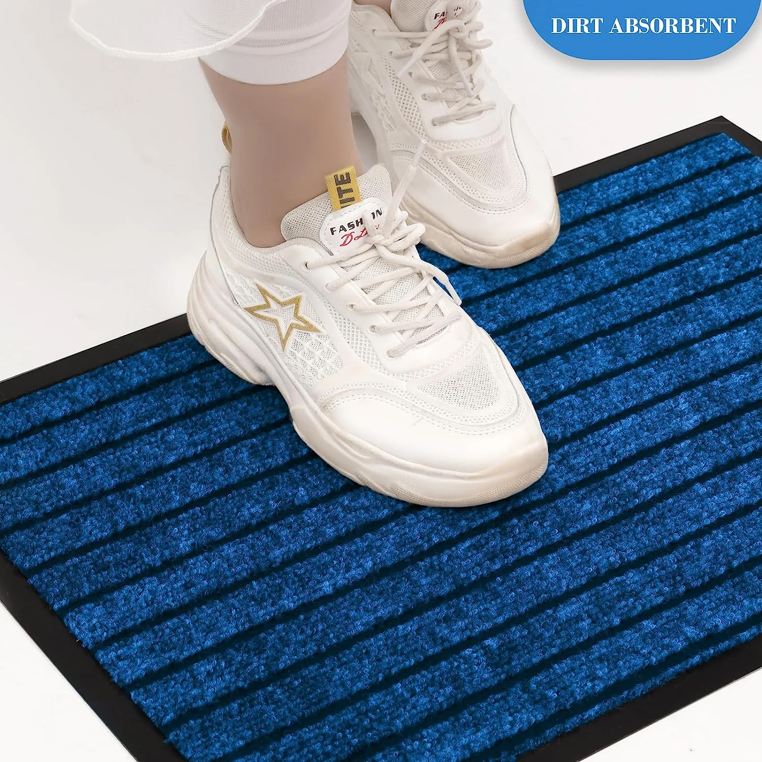 Rubber Outdoor Mats Blue