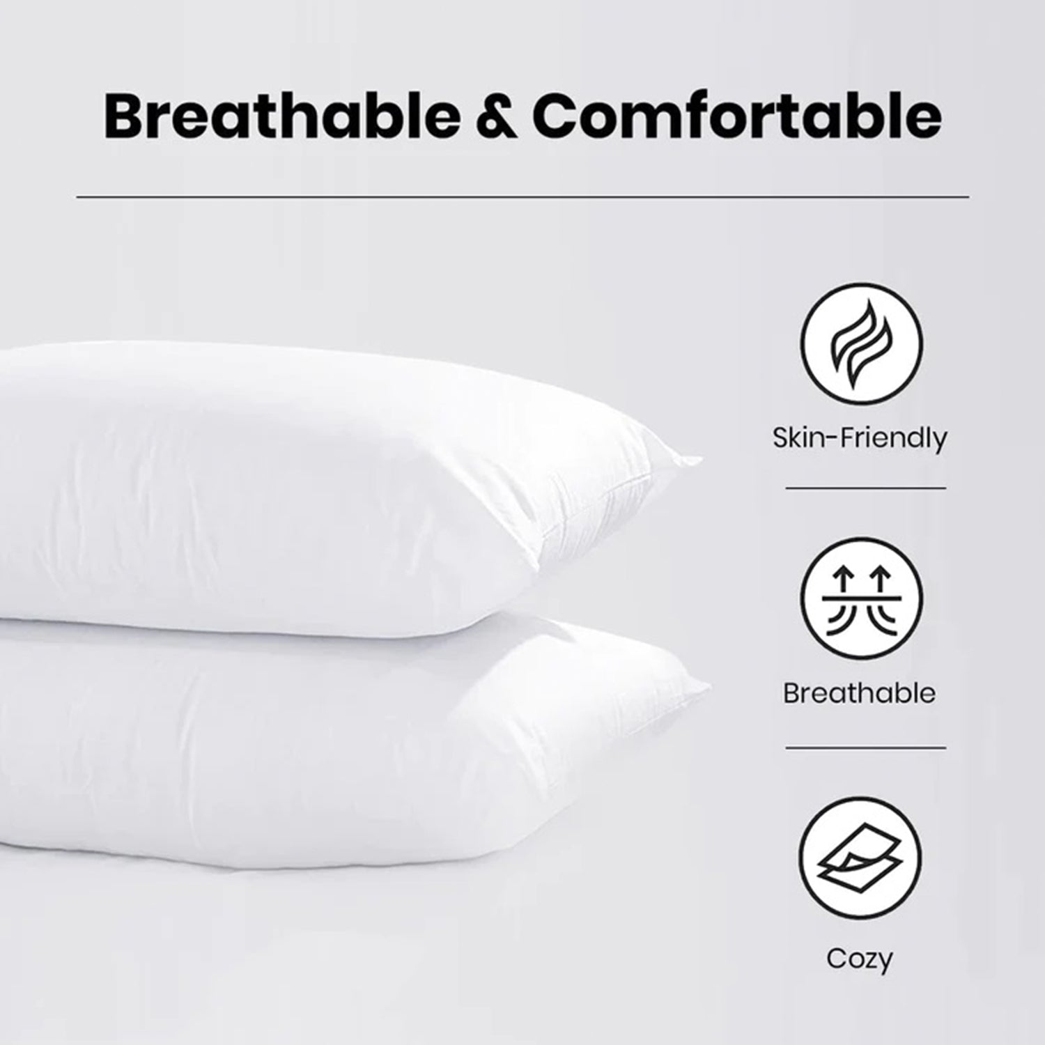 Bounce Back Hotel Quality Pillow Pair